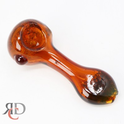 GLASS PIPE AMBER FLATMOUTH GP5067 1CT